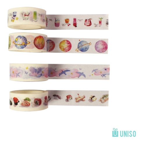 Imagem 7 de 8 de Washi Tape 5 Unid
