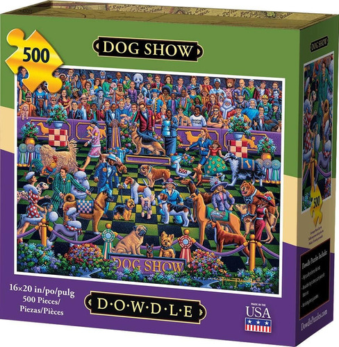 Dowdle Puzzle Exposición Canina 500 Piezas