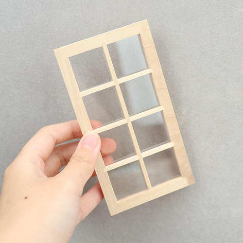 Ventana En Miniatura Para Casa De Muñecas, Decoración Diy,