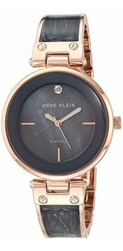 Anne Klein - Reloj De Brazalete Con Esfera De Diamante Para 