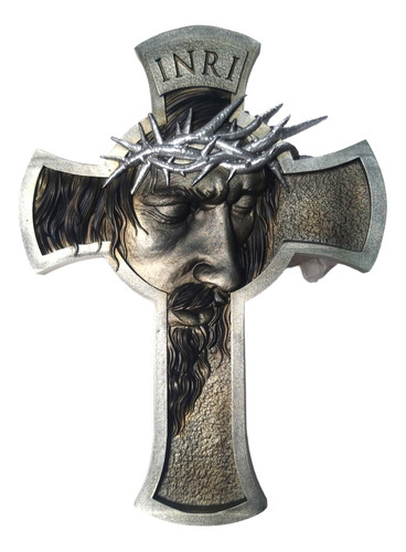 Cristo Rostro De Jesús Cristo Espinas Plata Figart