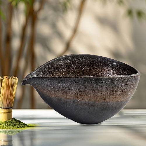 Tazón De Mezcla De Matcha Matcha, 180 Ml Vertiendo De Té