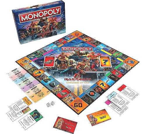 Monopoly Iron Maiden | Play As Bruces Lantern, Guitar Amp S