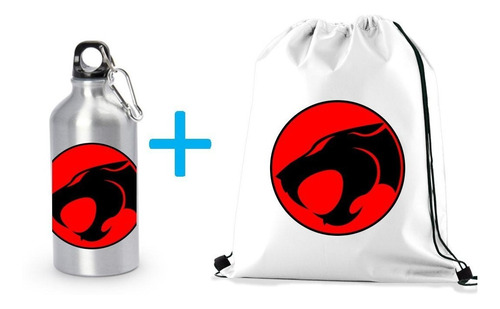 Thundercats Combo Tula Deportiva Y Termo Botilito   