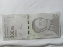 Comprar Billete De Venezuela 200 Mil Bolívares  