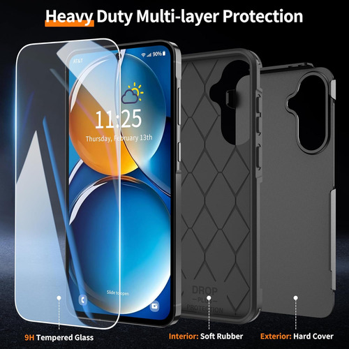 Funda Para Samsung Galaxy A56 5g, Funda Galaxy A56 Con 1 Pieza...