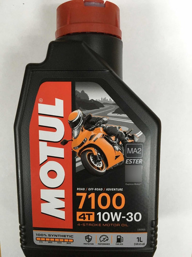 Aceite Motul 7100 10w30 Sintético 4t.