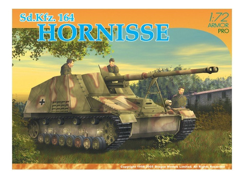 Tanque Sd.kfz. 164 Hornisse 1/72 Dragon