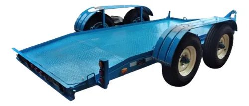 Trailer Usado Minicargador Autoelevador 4 Ton. Frenos Patent