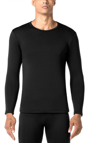 Imagen 4 de 4 de Conjunto Termico Frizado Hombre - Calza + Remera