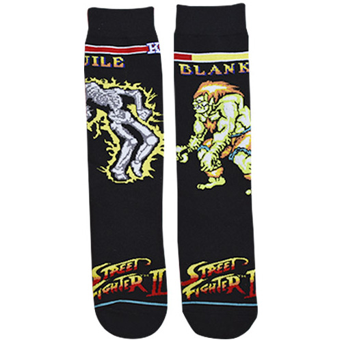 Calcetines Street Fighter Guile Blanka Videojuego Anime