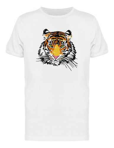 Impresionante Tigre En Acuarela Camiseta De Hombre