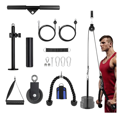 Set Ejercicios Triceps Polea Crossfit