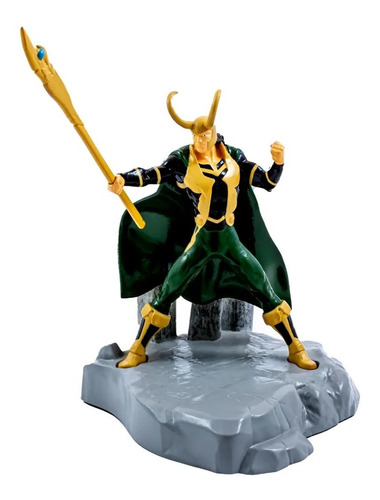 Coleccion Héroes Y Villanos Marvel + Figura - N° 4 Loki