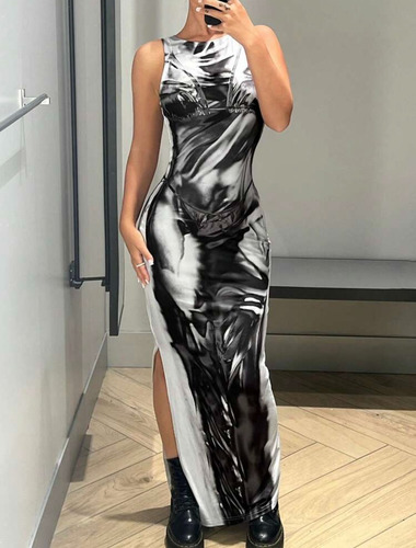 Vestido Importado Body Print