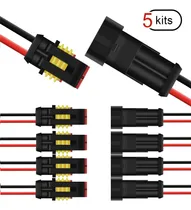 Comprar Conector 2 Pine 18 Awg Alambre Impermeabl Para Automocion (5