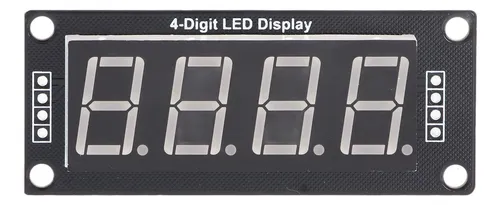 Módulo Digital Led, Pantalla De Segmentos De 4 Piezas, 4 Bit