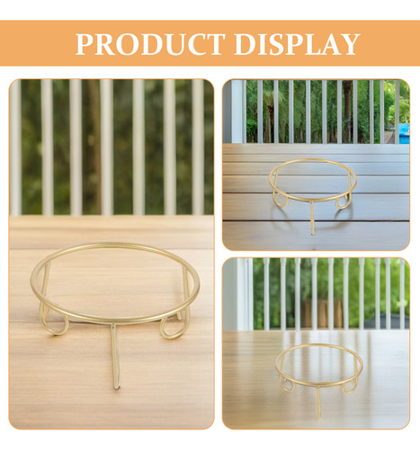 Soporte Iron Gazing Globe: Bola Estable De Metal De 21 Cm