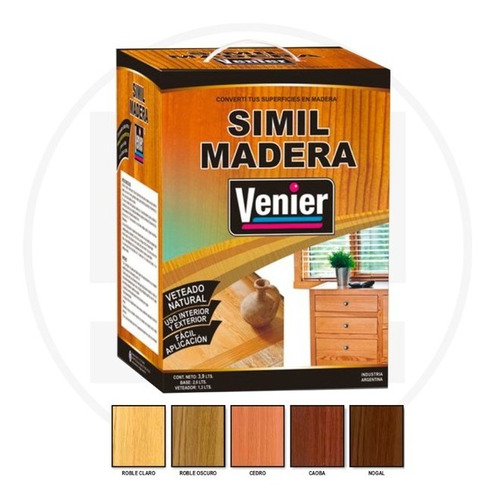 Pintura Simil Madera Venier 1.5 Lts Ferreteria Capurro