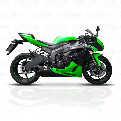 Escapamento Kawasaki Zx6r Hurricane 08/12