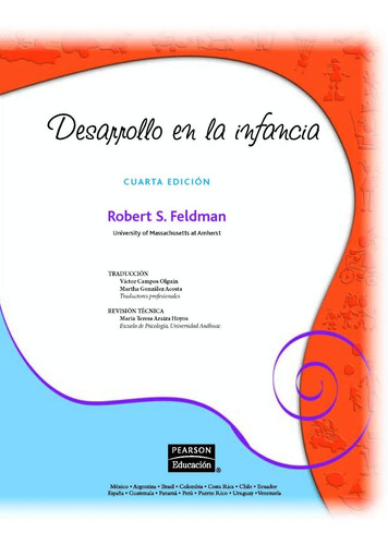 Desarrollo En La Infancia Cuarta Edición Robert S., Feldman