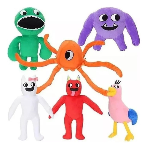 6 Muñecos De Peluche Con Figura De Monstruo De 9,8 Pulgadas.