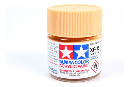 Pintura Acrílica De 23ml Xf15 Flat Flesh By Tamiya # Xf15