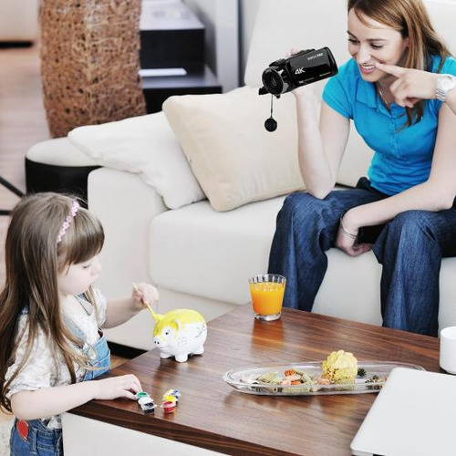 Vivitar Cámara De Vídeo 4k, Videocámara Wi-fi Ultra Hd Con Z