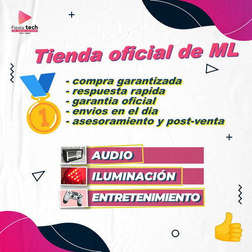 Imagen 7 de 10 de Alquiler Sonido Parlantes Luces Dj Iluminacion Maquina Humo