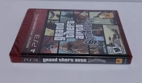 Jogo Gta San Andreas Ps3 Mídia Física Novo Lacrado - Desconto no Preço