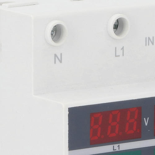 Raíl Din Trifásico Con Protector Automático De Sobretensión