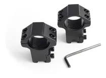 Comprar 2 Monturas 11mm Tactica Alta Anilletas Riel Picatinny Rifles