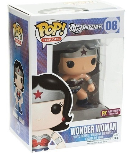 Funko Pop Wonder Woman New 52 08 Mujer Maravilla Dc Comics
