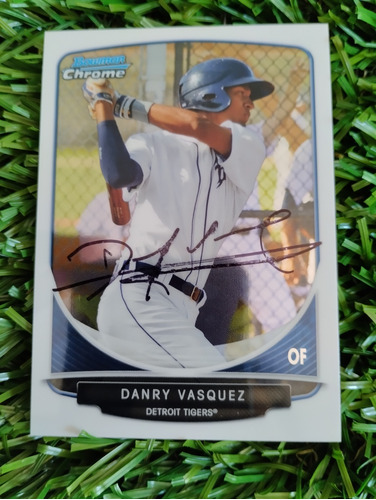 2013 Topps Danry Vasquez #bcp190 Autografiada 