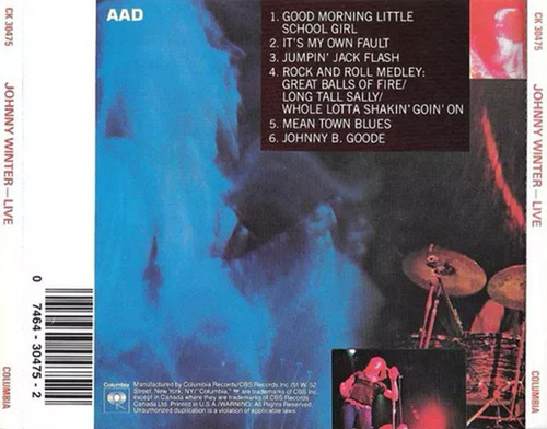 Johnny Winter And - Live Johnny Winter And Cd P78