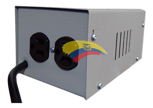 Imagen 6 de 8 de Regulador De Voltaje Powest 1200w 2000va 120v 2 Tomas Copiad