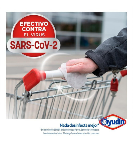 Toallitas Humedas Desinfectantes Fresco Flowpack Ayudin X36