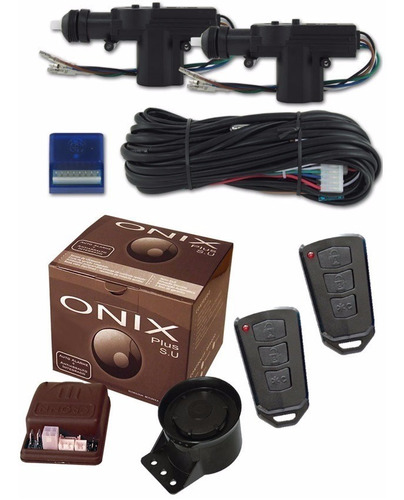 Alarme Automotivo Cronn Onix C/kit Trava 2 Portas+2controles