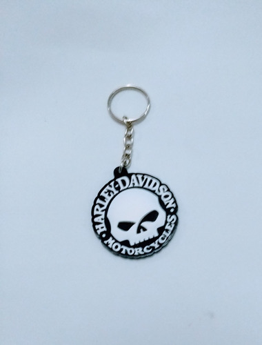 Imagem 2 de 3 de Chaveiro Emborrachado Harley Davidson