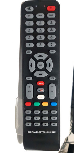 Control Remoto Tv Master G Smart Tv Youtube Netflix Pilas 