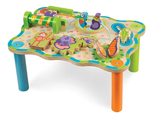 Melissa & Doug Mesa De Actividades De Madera De La Jungla Pa