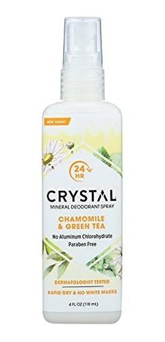 Desodorante Mineral En Spray Con Esencia De Cristal, 4 Oz.