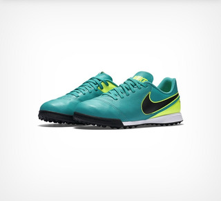 botines nike tiempo verdes