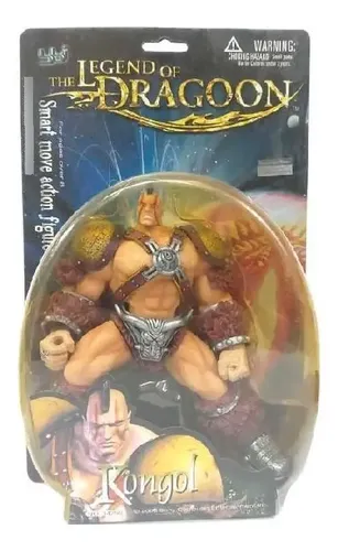 レジェンド オブ ドラグーン フィギュア Kongol 未開封 米国 Boneco Kongol The Legend Of Dragoon Blue Box Action Figure