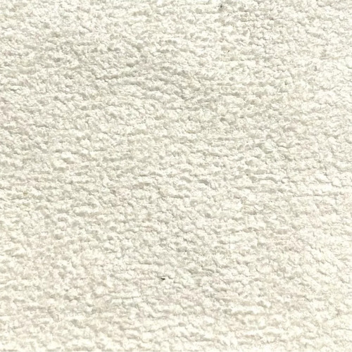 Kit Poltrona E Puff Costela Com Apoio De Braço Bouclê Macia Cor Bege