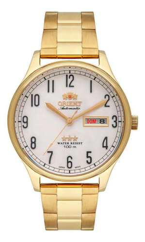 Relógio Orient Automático Original Dourado F49gg012 T2kx