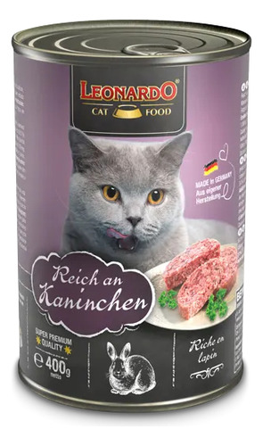 Leonardo Gato Adulto Quality Selection Conejo 400 Gr