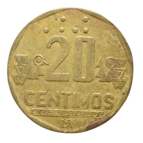 Perú 20 Centimos 1993  Rt2#3