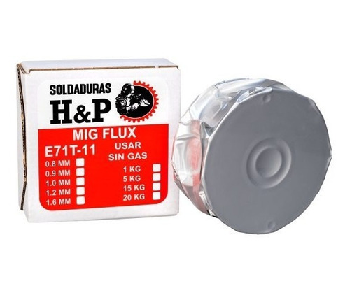 Alambre Mig Flux 0.8mm X 1kilo. Soldadura Sin Gas