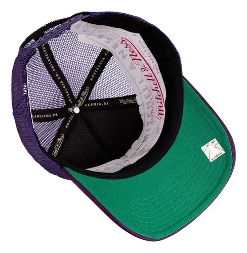 Gorro Trucker Mitchell And Ness Charlotte Hornets Morado